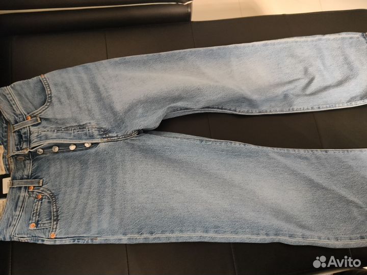 Джинсы женские levis ribcage straight ankle новые