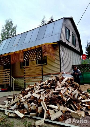 Дрова в укладку любого объема Березовые в Выборге