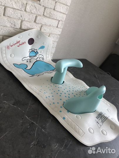 Детский стульчик с ковриком для ванной Roxy-Kids