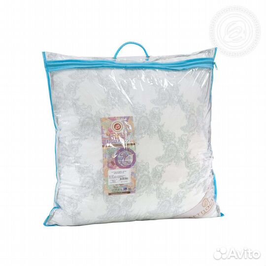 Подушка велюр лебяжий пух Премиум