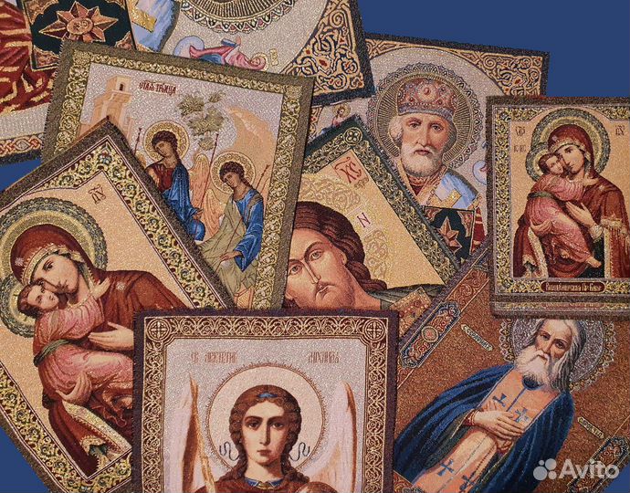 Икона гобелен. Разные