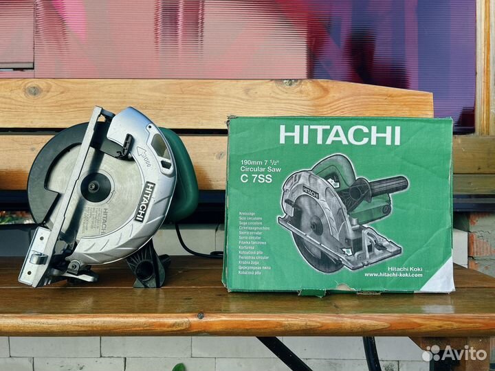 Циркулярная пила Hitachi C77SS как новая