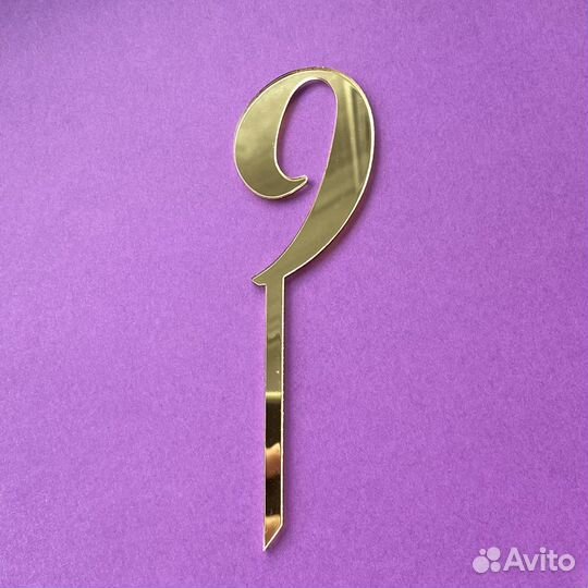 Топперы в торт акрил