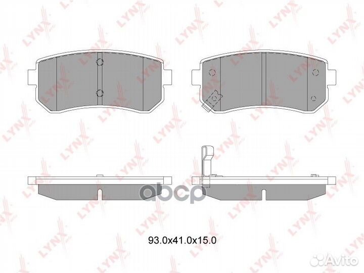 Колодки тормозные задние hyundai Accent(MC) 05