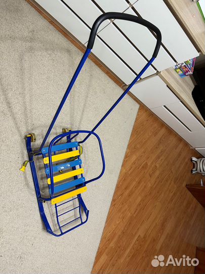 Санки с чехлом с накидкой на ножки