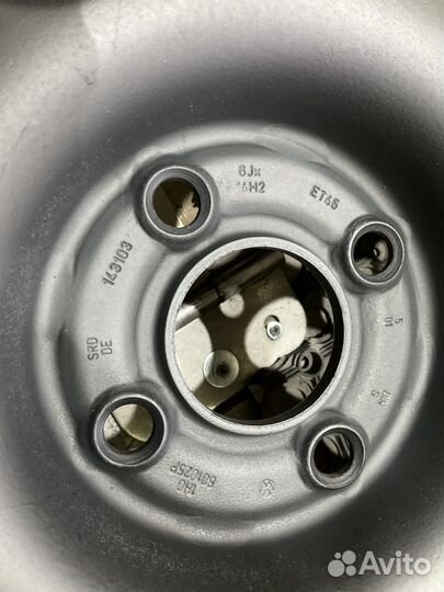 Оригинальные фольксваген R14 сверловка 4*100