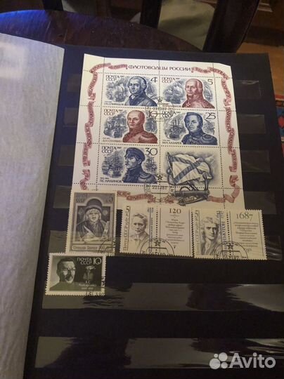 Коллекция почтовых марок и спичечных этикеток СССР