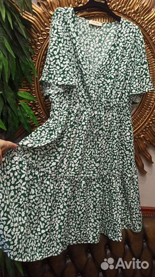 Платье 48-50 шелк raion miu miu