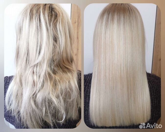 Реконструкция волос (кератин, ботокс)