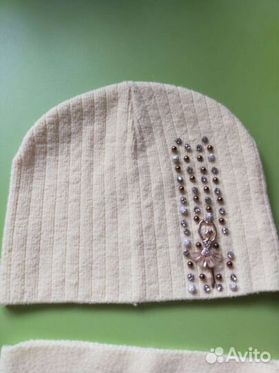 Шапка и снуд для девочки