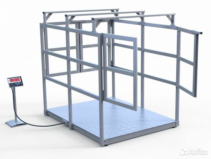 Платформенные весы для взвешивания скота