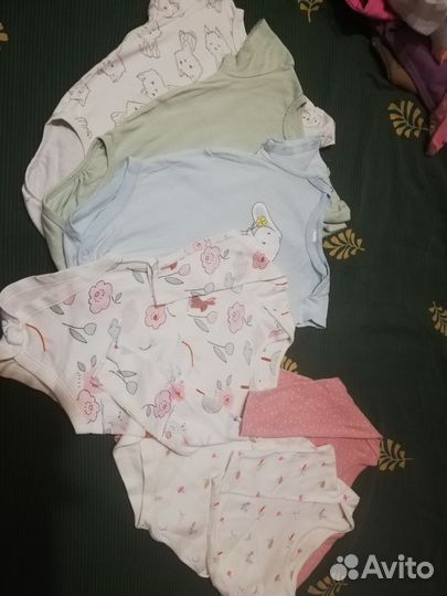 Боди для девочки 80 6шт