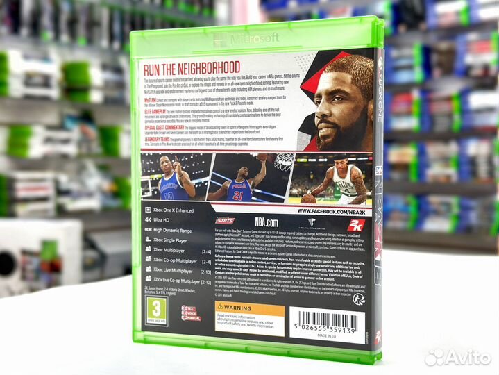 Nba 2k18 (Xbox One) Б/У