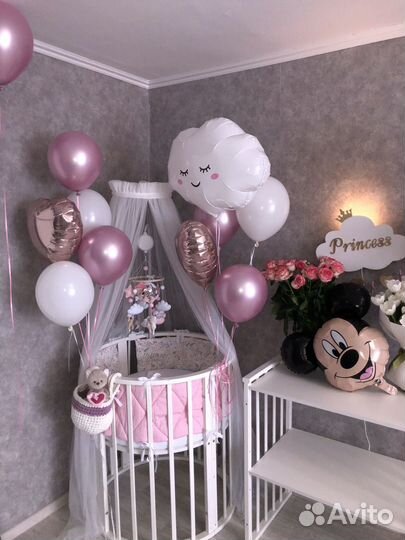 Детский мобиль в кроватку музыкальный