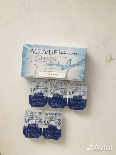 Линзы контактные acuvue oasys двухнедельные