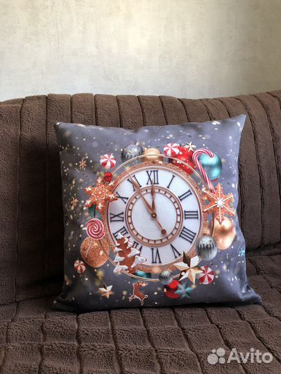 Наволочка декоративная новый год