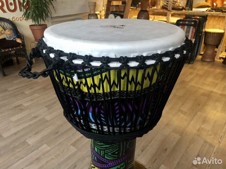 New джембе Yuka 14’ басовый африканский барабан