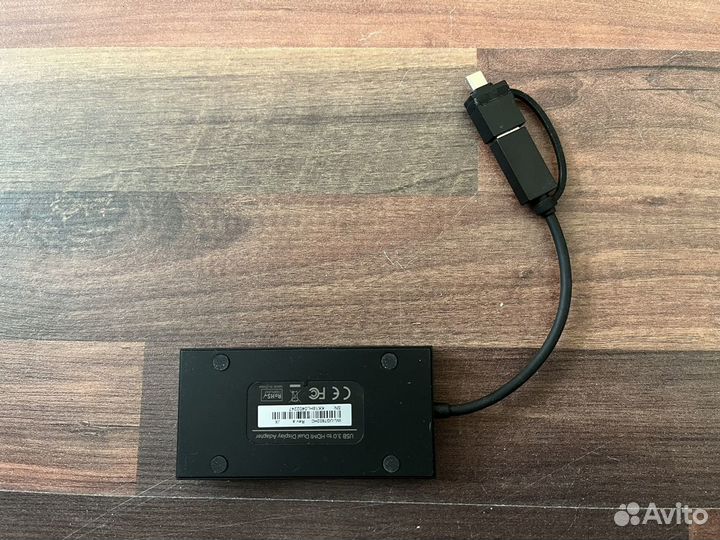 Адаптер Wavlink USB 3,0 на Dual hdmi 4K