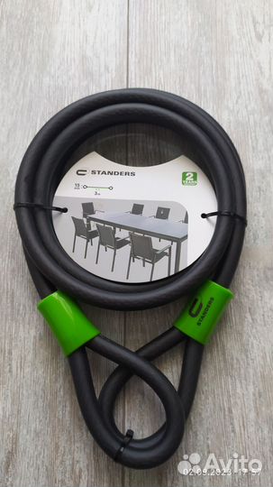 Продам тросовый замок 3 метра для велосипеда