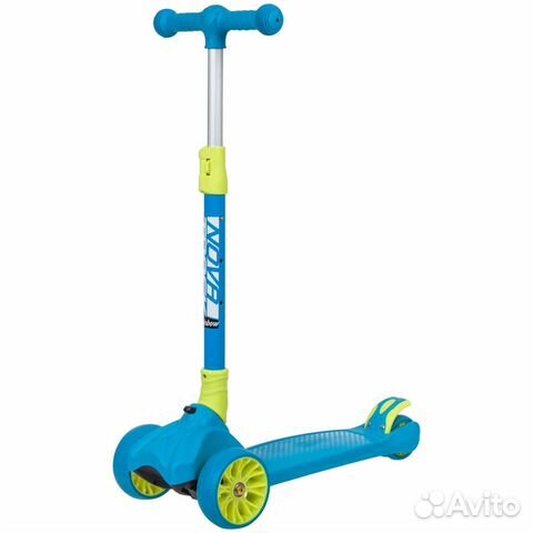 Самокат-кикборд Novatrack RainBow Pro Button