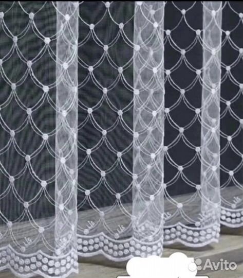 Тюль паутинка