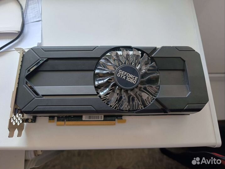 Видеокарта gtx 1060 3gb palit stormx