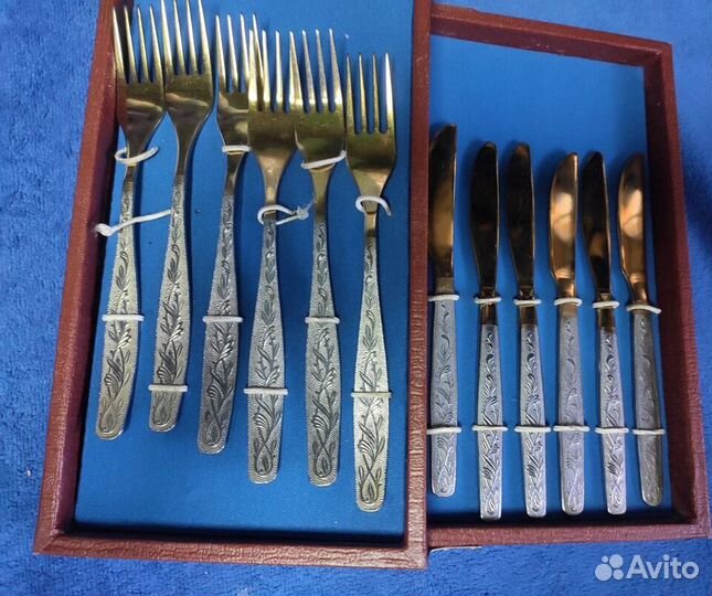Подарочный Столовый набор из нержавейки (Вилки,но