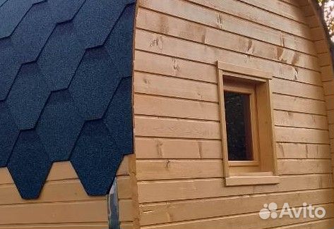 Баня бочка квадро для дачи под ключ