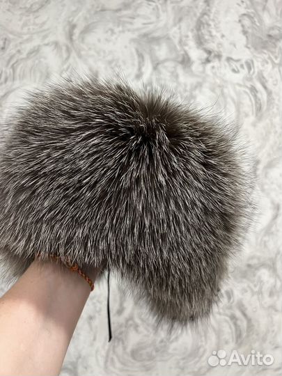 Шапка ушанка женская