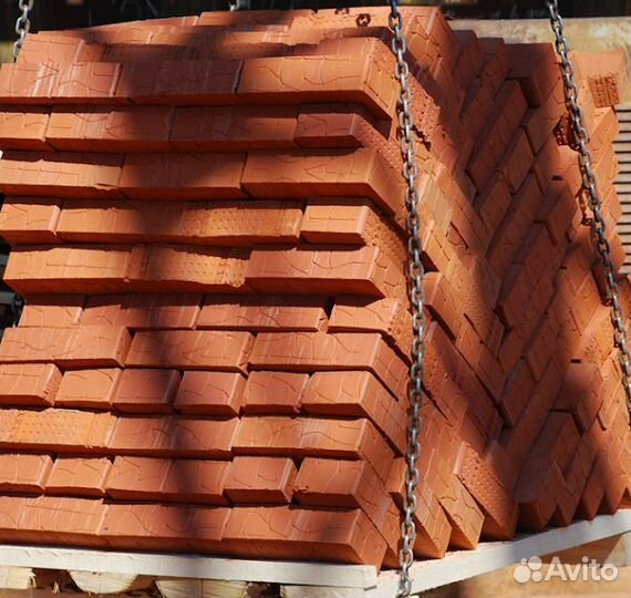 Кирпич цокольный / полнотелый / обожжённый