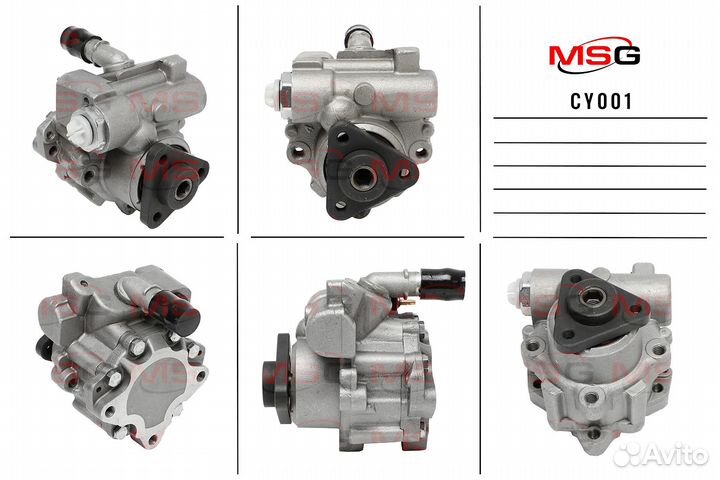 Насос гур новый Chery eastar 2003