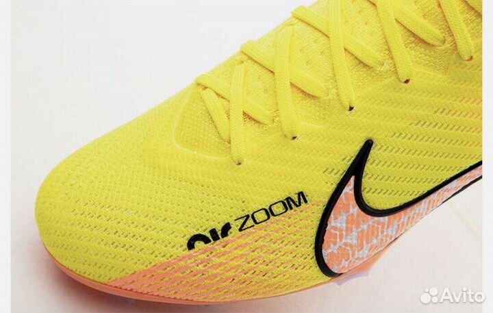 Бутсы nike mercurial air zoom yellow