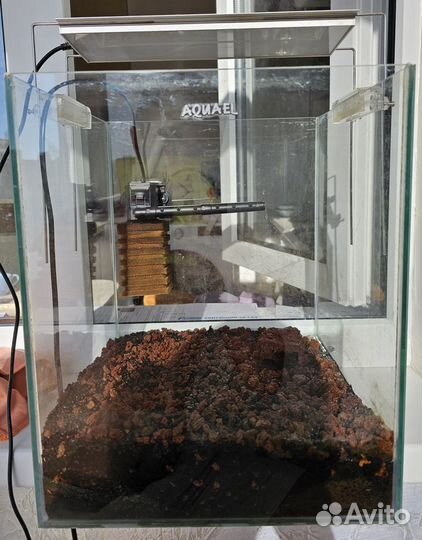 Аквариум aquael 30 л, фильтр pat mini
