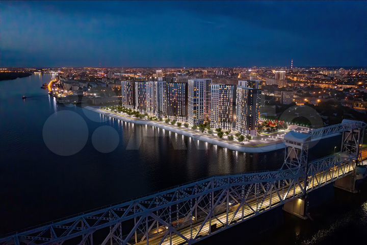 2-к. квартира, 57,6 м², 20/24 эт.