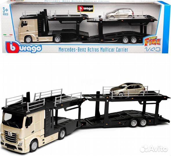 Scania S730 прицеп-автовоз Lamborghini 1:43 Yu-Ra