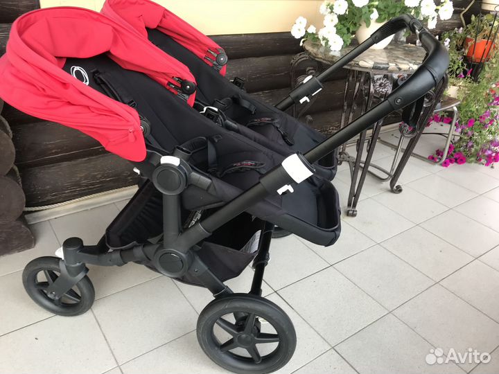 Коляска для двойни bugaboo donkey 3 twin 2 в 1