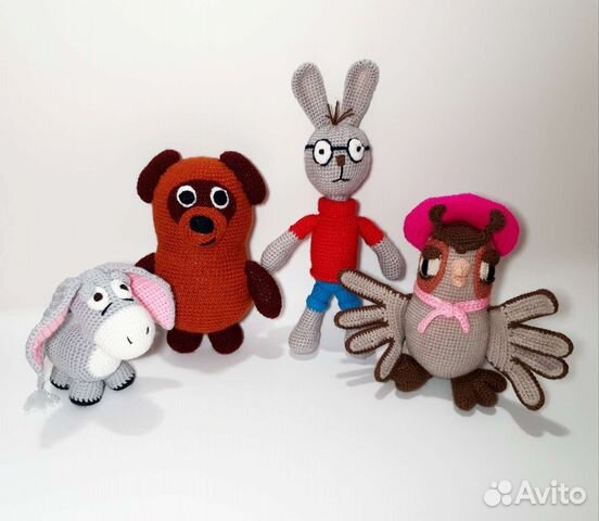 Вязаные игрушки из советского мультика 