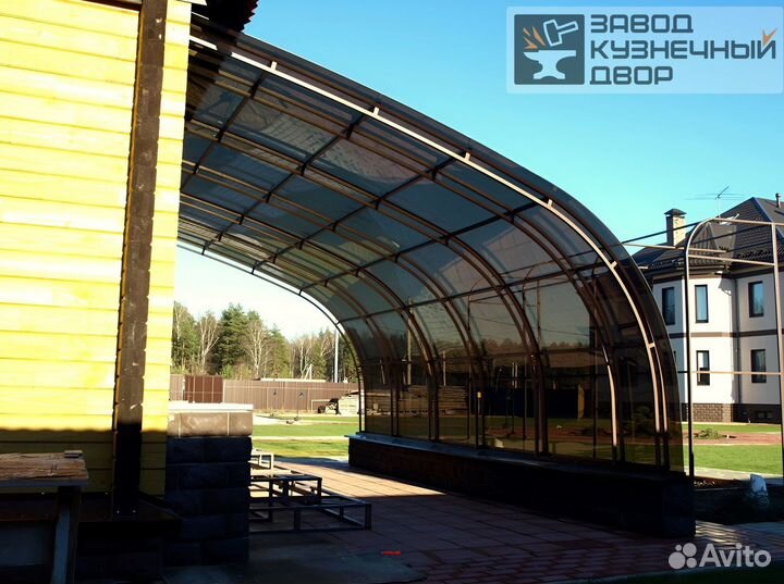 Навесы для автомобиля под ключ