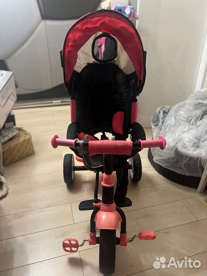 Детский велосипед с родительской ручкой