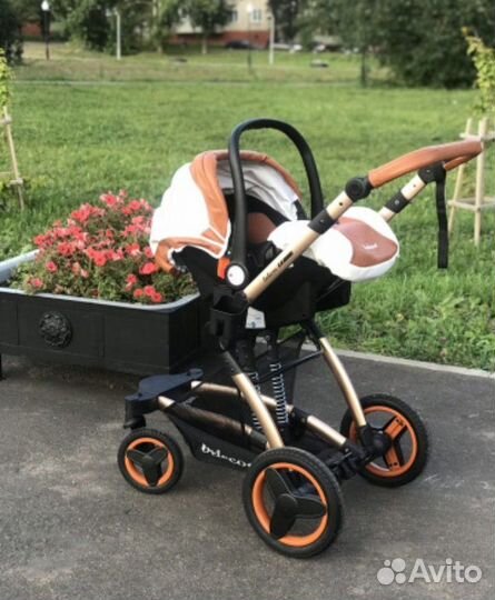 Коляска Белеко 3в1с автолюлькой