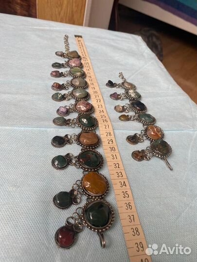 Колье ожерелье Винтаж Мельхиор