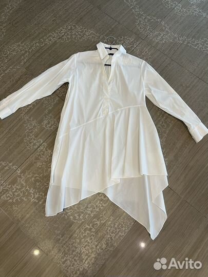 Платье рубашка zara xs