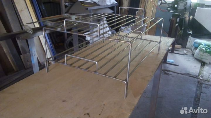 Решетки с поддоном для коптильни из нержавейки