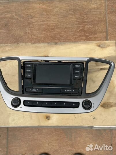 Магнитола от hyundai solaris 2 2018 г