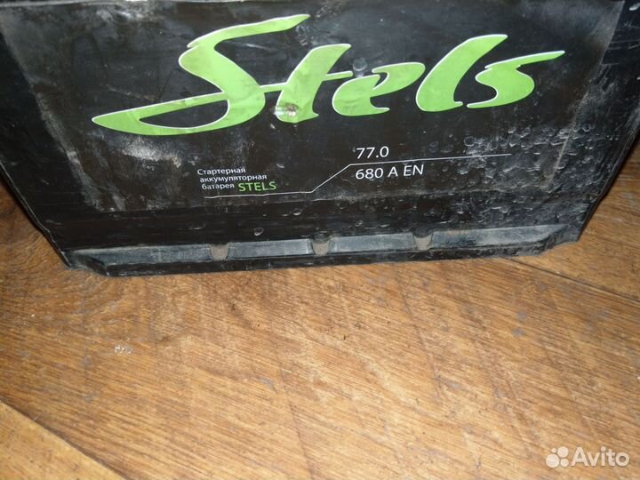 Аккумулятор полурабочий Stels 77Ач