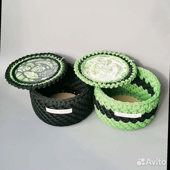 Корзинки с крышкой