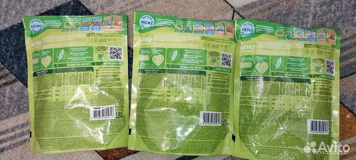 Детские каши молочные