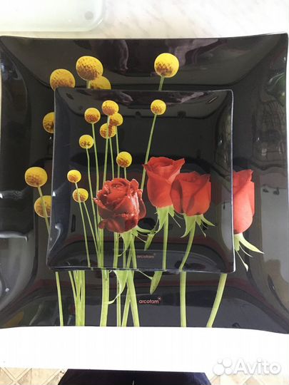 Тарелки квадратные набор