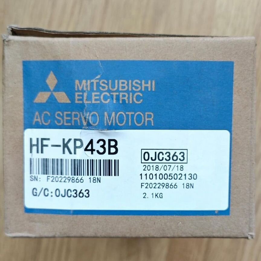 [HF-KP43B] Сервомотор Mitsubishi Hf-Kp43b