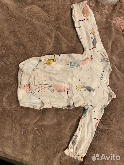 Боди с рукавом 80 размер